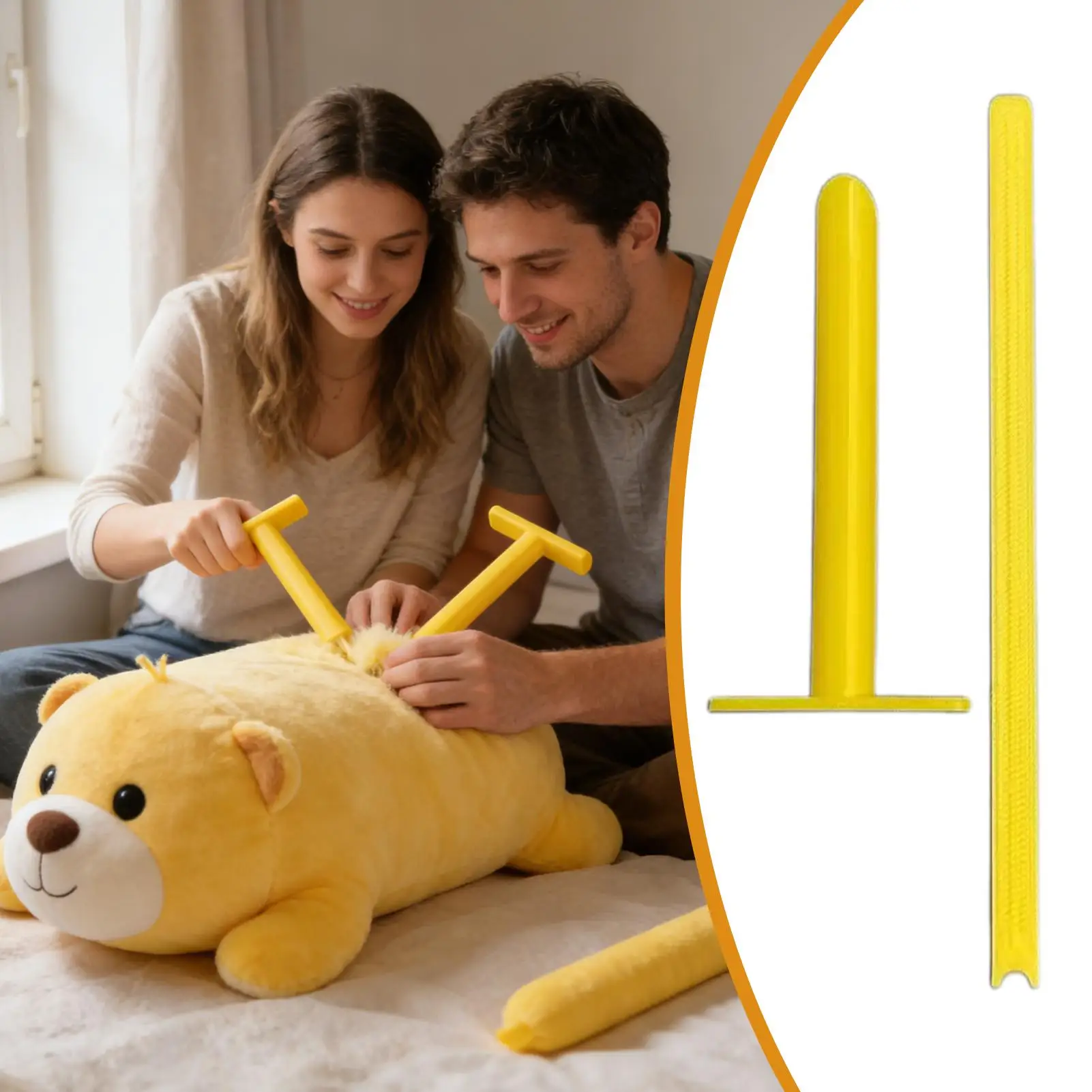 Füllwerkzeug für Stofftiere, Nähzubehör, DIY-Baumwollfüllwerkzeug für Bastelprojekte, Quilten, Stricken von Kuscheltieren