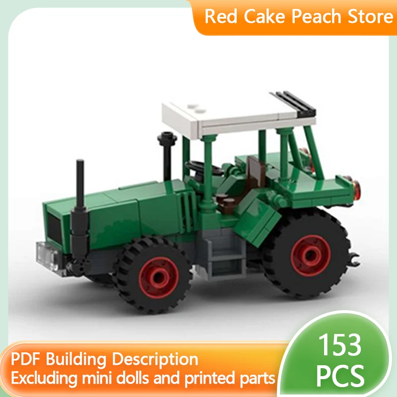 

Модель городского автомобиля MOC, строительные кирпичи, оборудование 626, трактор Nasenbär, модульная технология, детские праздничные подарки, сборные игрушки, костюм