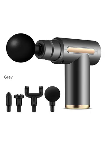 Portable Button Fascia Gun Deep Tissue Massage Mini Lightweight and Adjustable Speed Massage Equipment Suitable for the Body