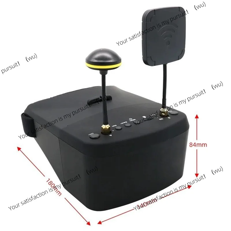 for RC Drone Quadcopter Racing Model EV800D FPV Goggles 5 Inch Screen 4.9G 5.8G Built‑in DVR Video Recording Display