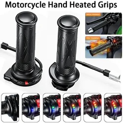 Motorcycle Hot Grip Motorbike ATV Scooter Electric Heated Grips 22mm 7/8