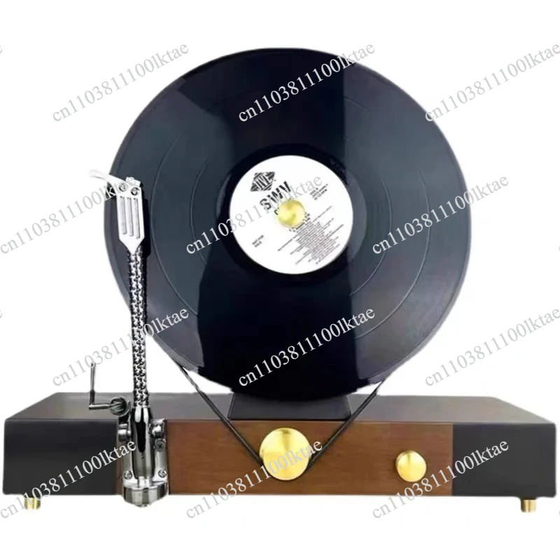 Simulated Vertical Vinyl Record Player, Phonograph, Creative Ornament, Desktop Foyer Decoration