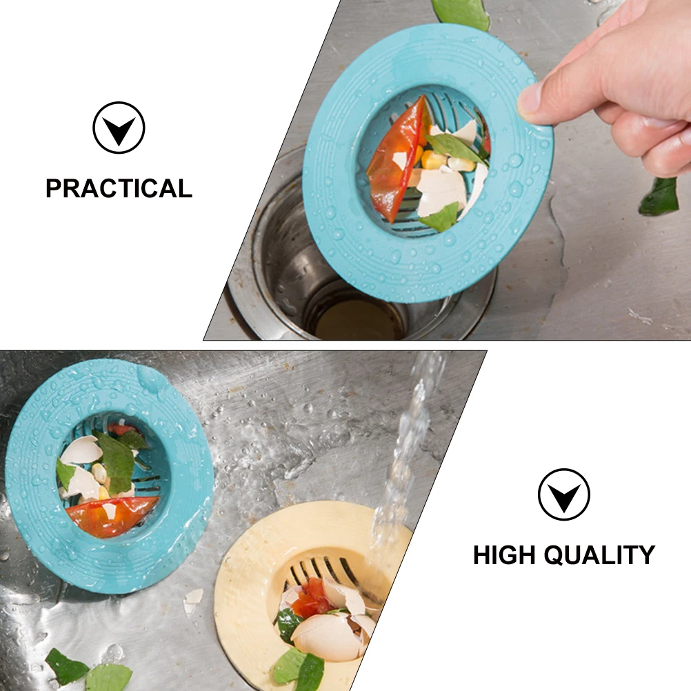 

Tpr Sink Strainer Drain Cover Adorable Design Kitchen Bathroom Bathtub Floor Drain Hair Catcher Sink Filter Water Simple Style