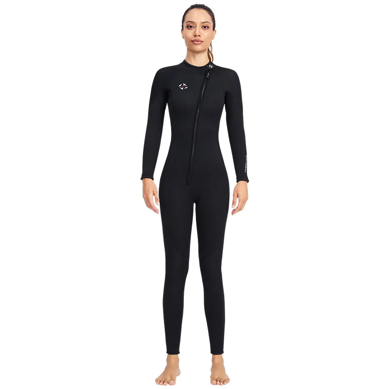 New 3MM NeopreneWetsuit Men One-Piece Suits Premium Keep Warm Surf Scuba Diving Suit Fishing Spearfishing Kitesurf Women WetSuit