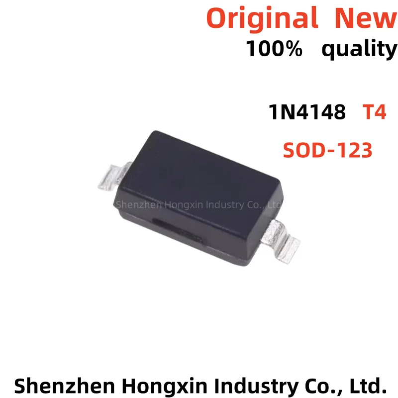 

100PCS 1N4148 SOD-123 Diode T4 1206 SMD SOD Switching Diode 1N4148WS SOD123 IN4148 NEW