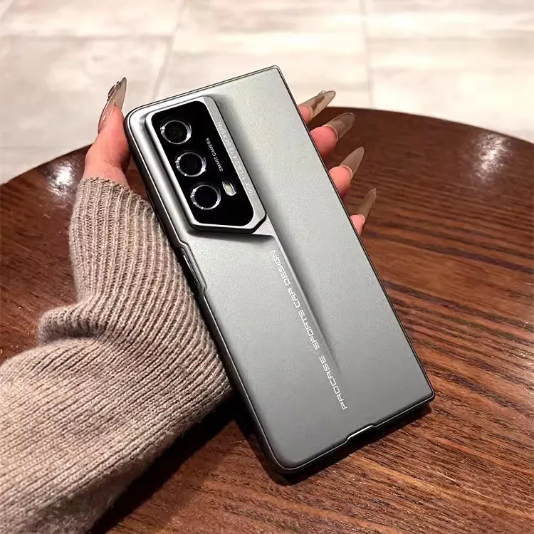 Phone Case For Honor Magic V2 RSR Porsche Design V2 VS2 PC Hard Matte Frost Lens Protection Phone Cover With Tempered Film
