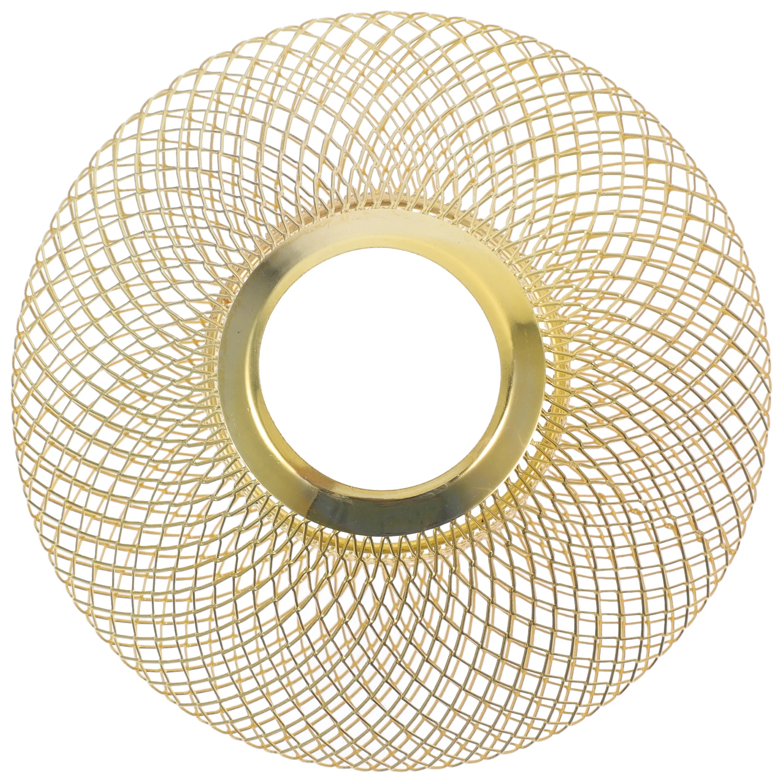 

Double Layer Hollow Lampshade Metal Wire Pendant Light Shades Retro Guard Decorative Cover for Home Bar Restaurant Lighting