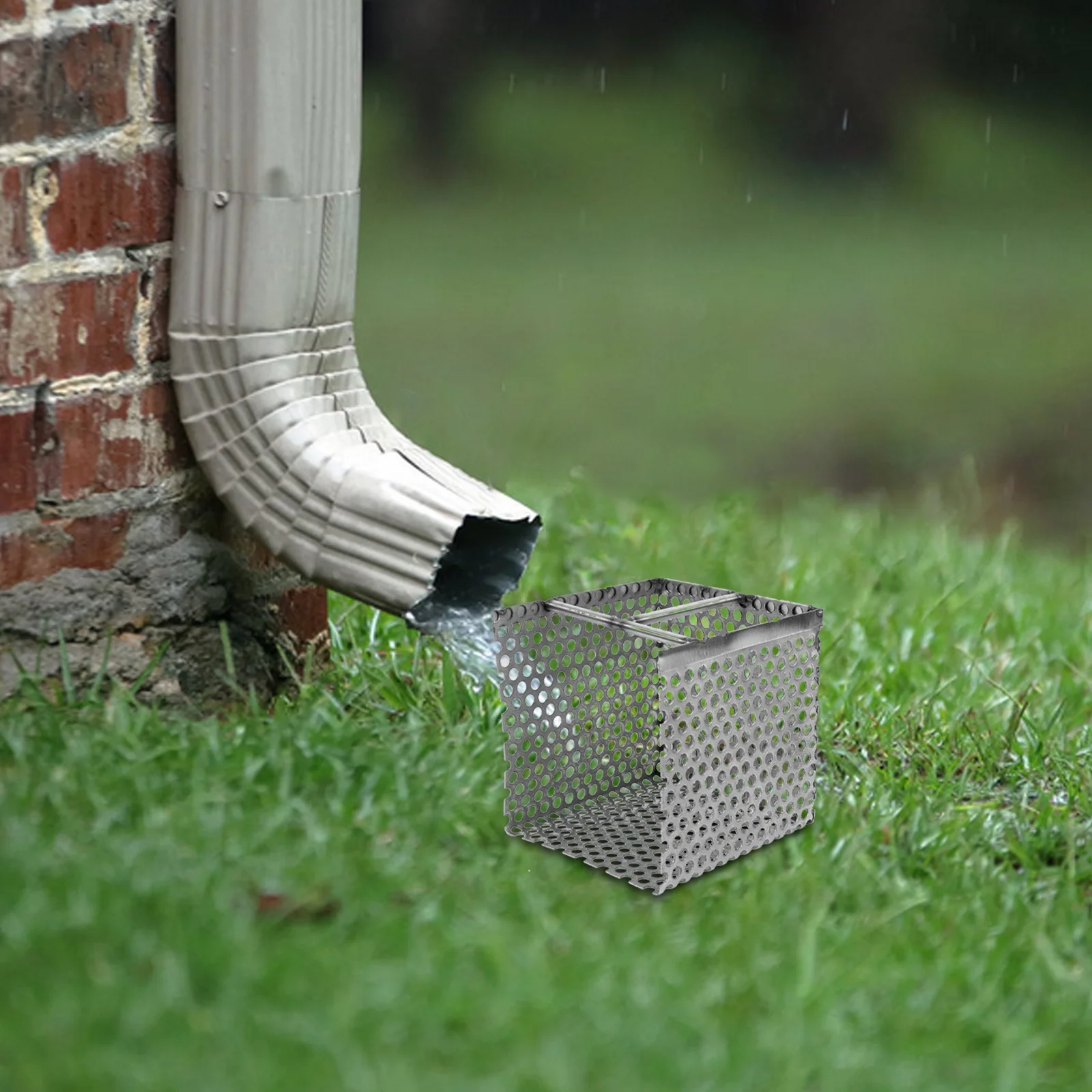 

Commercial Stainless Steel Gutter Filter Basket Universal Fit for Drain Channels Fine Mesh High Capacity Easy Maintenance Gutter