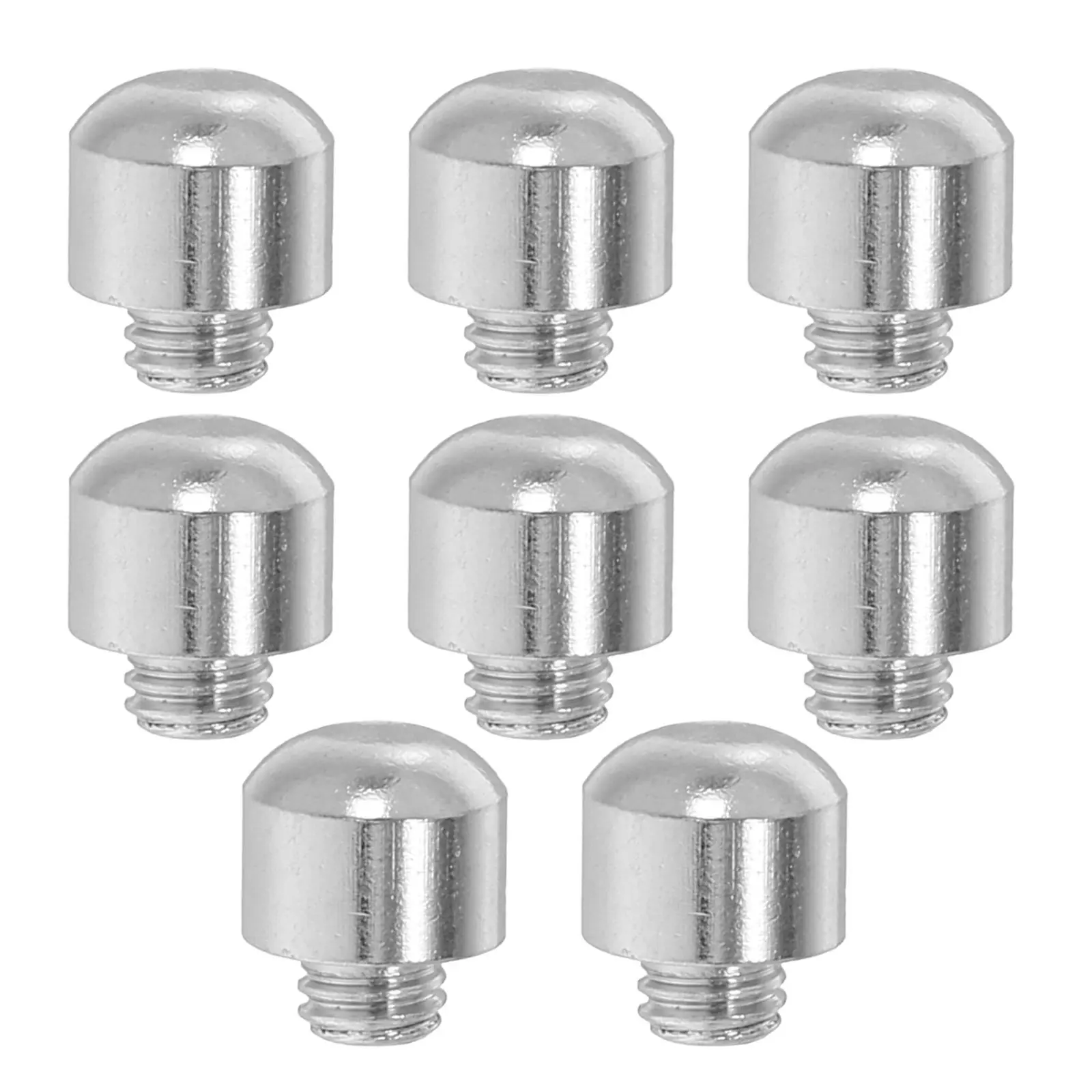 8Pcs Hair Scissor Silencers Metal Noise Reducing Bumpers Barber Shop Hairdresser Accessories Professional Salon Shear Mufflers