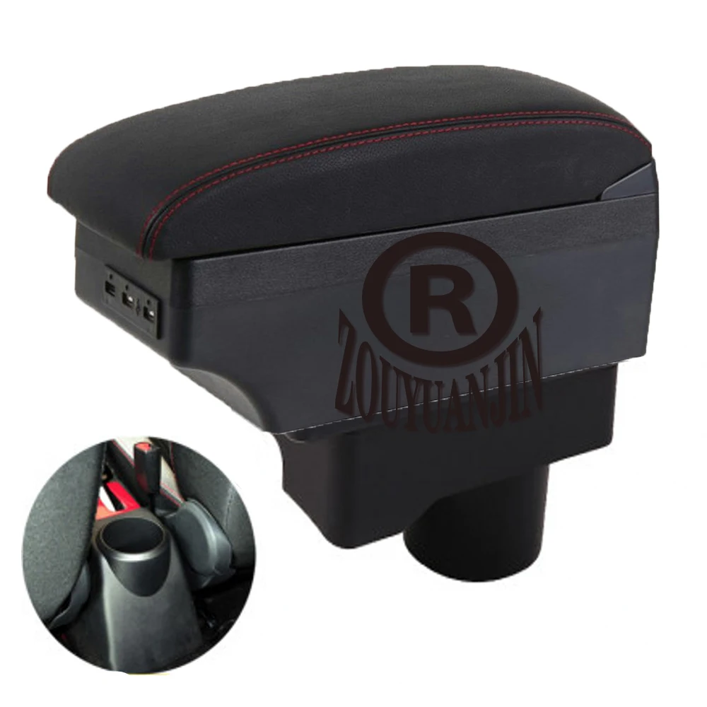 

For FAW Ou Lang Oley Armrest Box Center Console Arm Elbow Rest Central Store Content with Cup Holder USB Interface