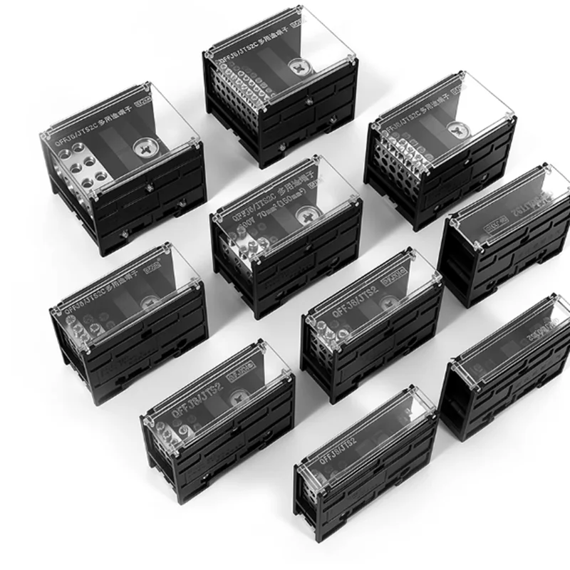 FJ6/JTS2EB 1-in Multiple-out Multi-purpose Terminal Block Rail-mounted Multiple-out Splitter Neutral Line High Current Connector