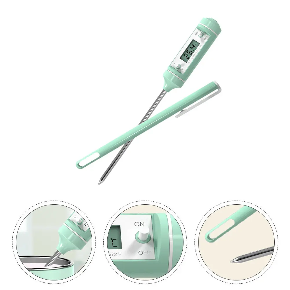 

Electronic Milk Thermometer Digital Probe For Meat Poultry Steak Baking Cooking Food Water Temperature Measuring Tool