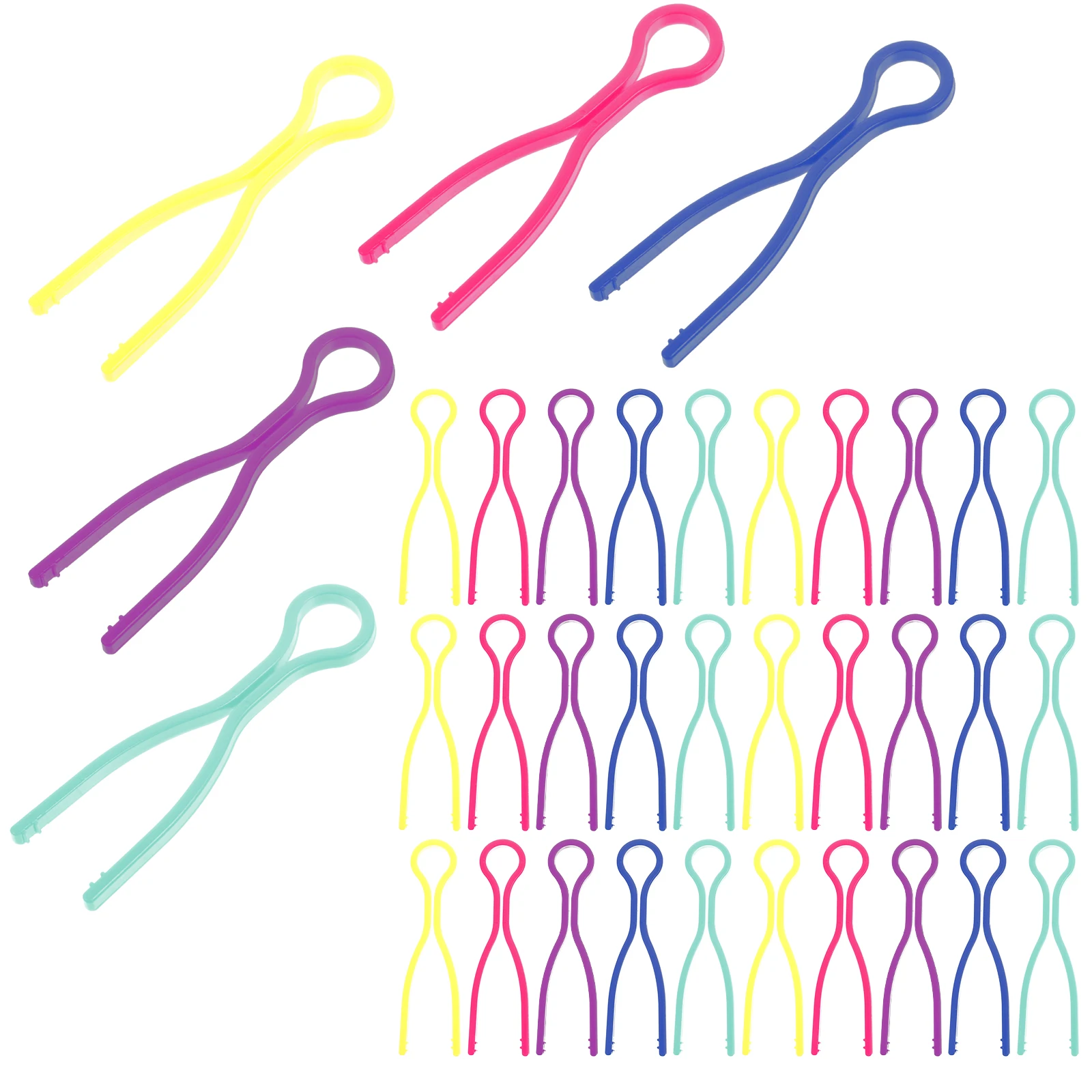 

50pcs Bobbin Clips Sewing Thread Organizers Plastic Holders Embroidery Accessories Machine Small Spool Keeper