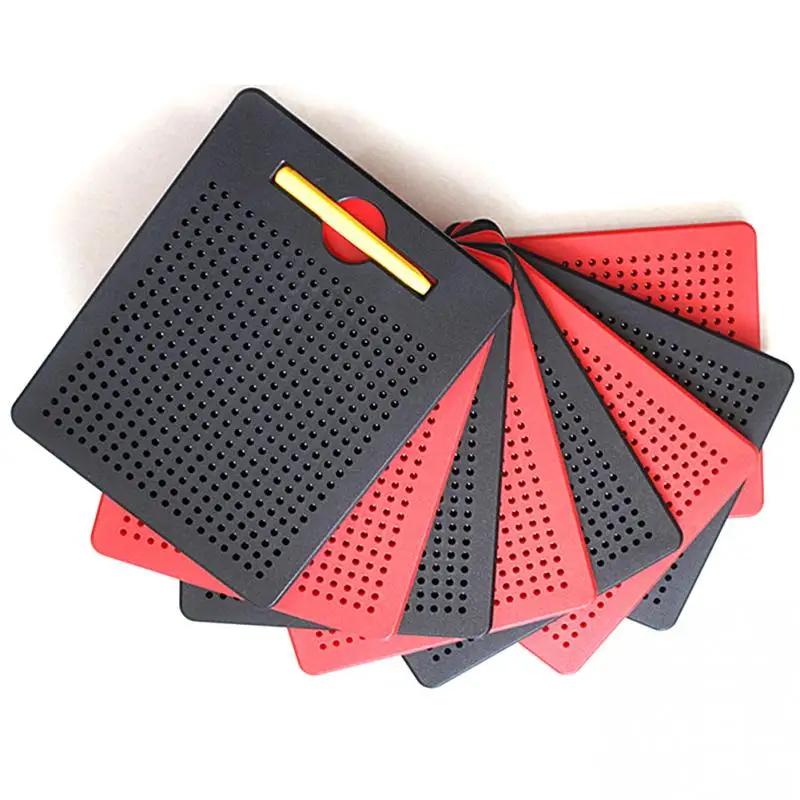 Children's Alphanumeric Magnetic Board Eco-Friendly Steel Ball Writing Drawing Circular Educational Toy