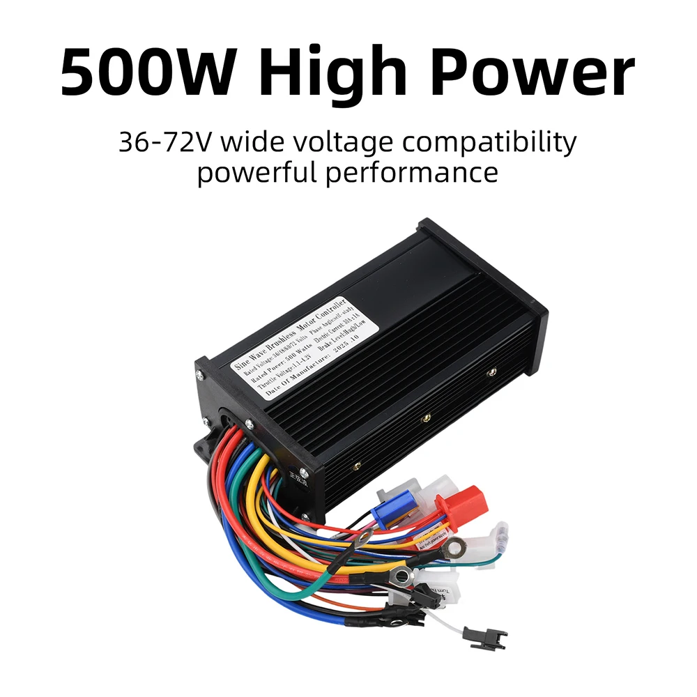

36V 48V 60V 72V 30A 500W Brushless Motor Controller Sine Wave 3 Mode Controller For Electric Bicycle/ E-bike/Motorcycle