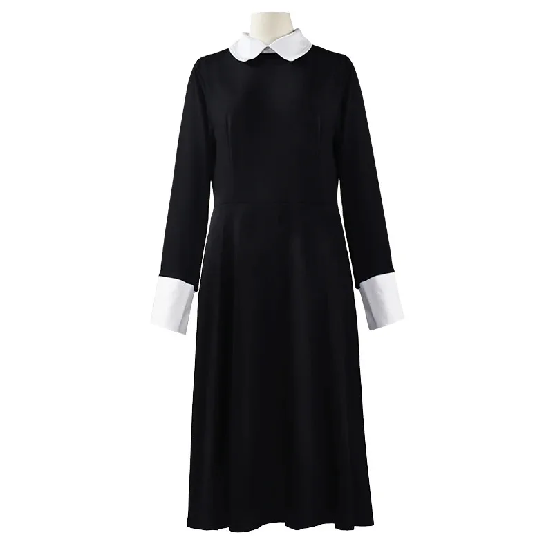 Coswear วันพุธ Adams ชุดสีดําคอสเพลย์เสื้อผ้าผู้ใหญ่ขนาด