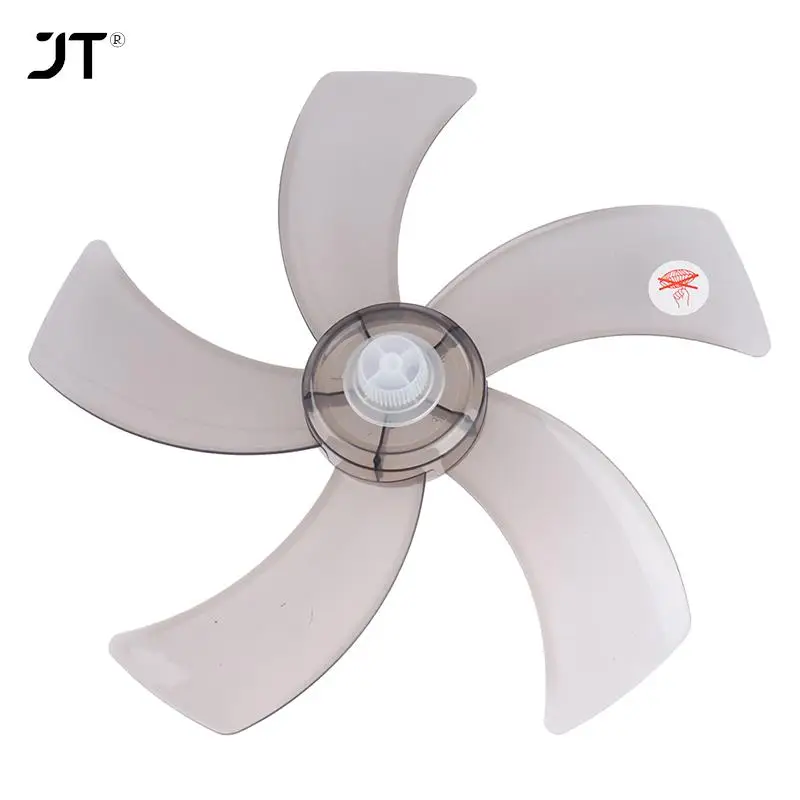 Pale de ventilateur en plastique domestique avec couvercle d'écrou, ventilateur sur piédestal, support à cinq feuilles, accessoires de table soufflés, 6 po, 14/16 po