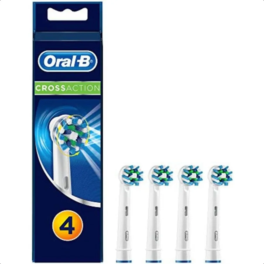 

Сменные насадки для электрической зубной щетки Oral B Cross Action, 4 шт.