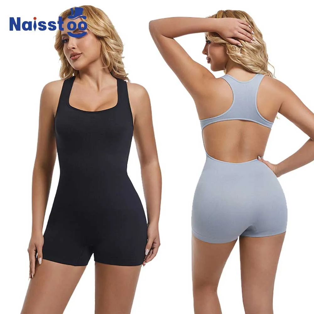 

Женский фитнес-комбинезон Naisstoo: корректирующее белье без спинки