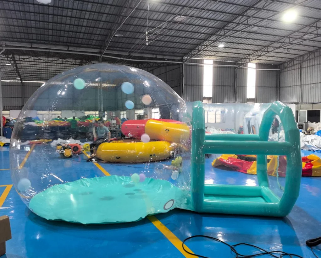 Maison gonflable de rebond de bulle de jardin extérieur de ballon de dôme clair de partie d'enfants de vente directe d'usine