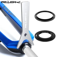 RISK-llave espaciadora de Base para auriculares de bicicleta, herramienta de extracción de carrera de corona, horquilla cónica de 1-1/2 ""y horquilla recta de 1-1/8"" y 28,6mm