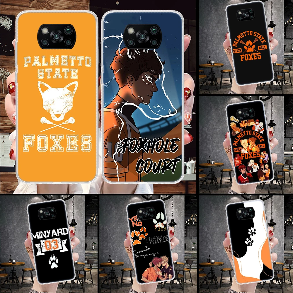 Andreil All For The Game Palmetto State Foxes Phone Case For Xiaomi Poco X6 X5 X4 X3 Nfc F6 F5 Pro F4 F3 M5S M5 M4 M3 M2 F2 F1 C