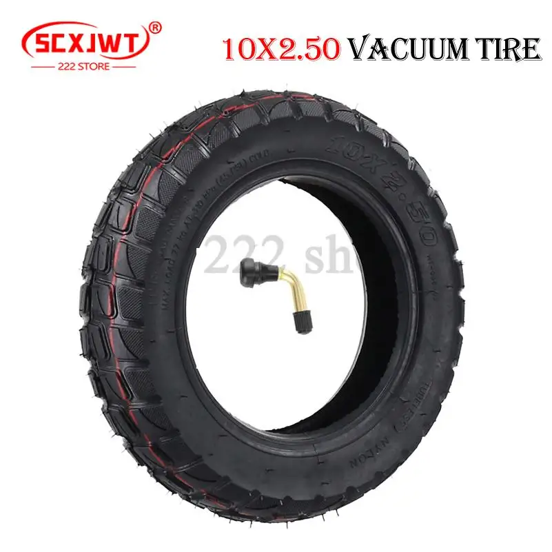 

10x2.50 Wear-Resistant Tubeless Vacuum Tire: High-Quality Replacement for 10 Inch Electric Scooter Inflatable Wheel Tubes