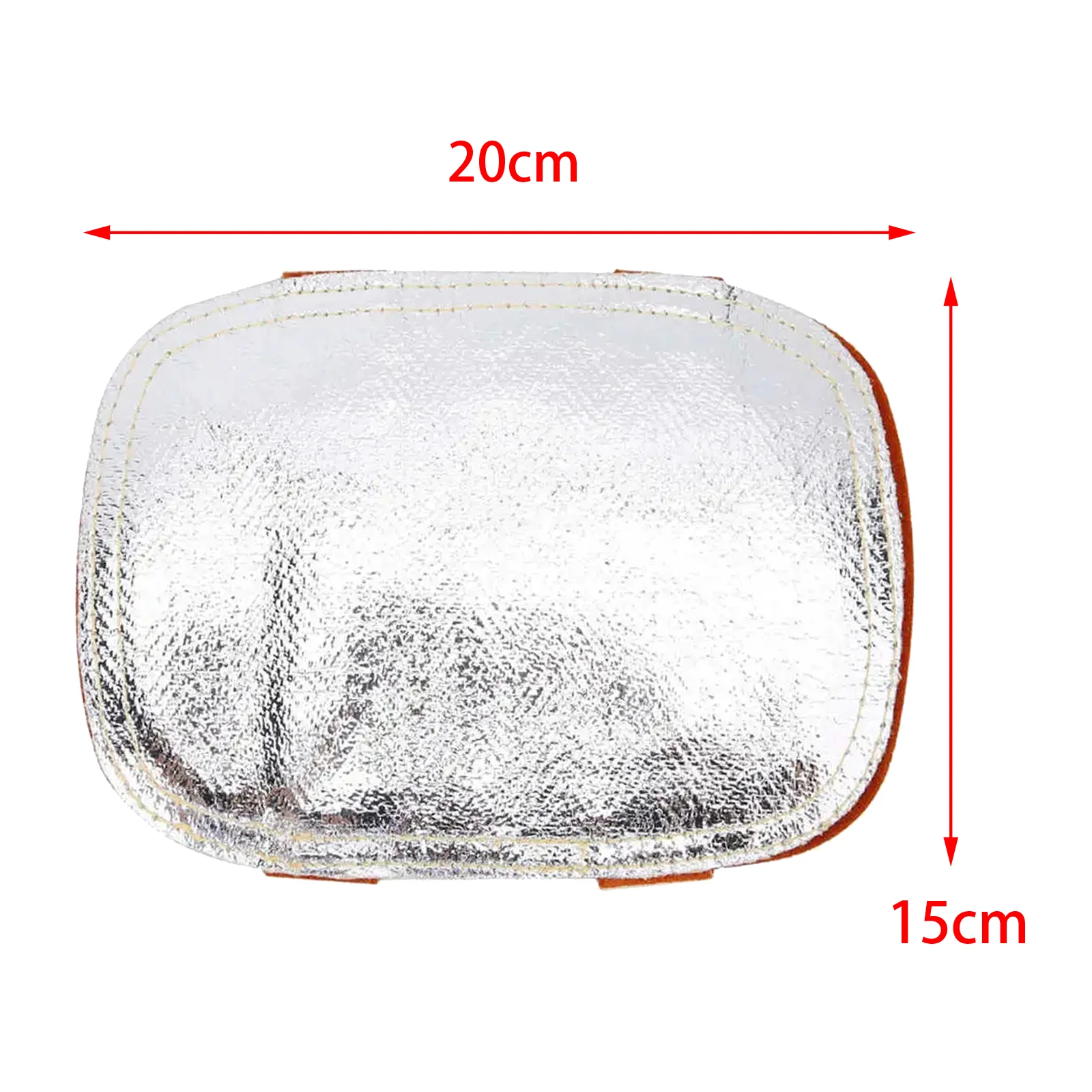 Aluminized Back Welding Hand Pad Fireproof Gloves Pad for Welder Furnace Metal Smelting Welding Camping Industrial Boiler