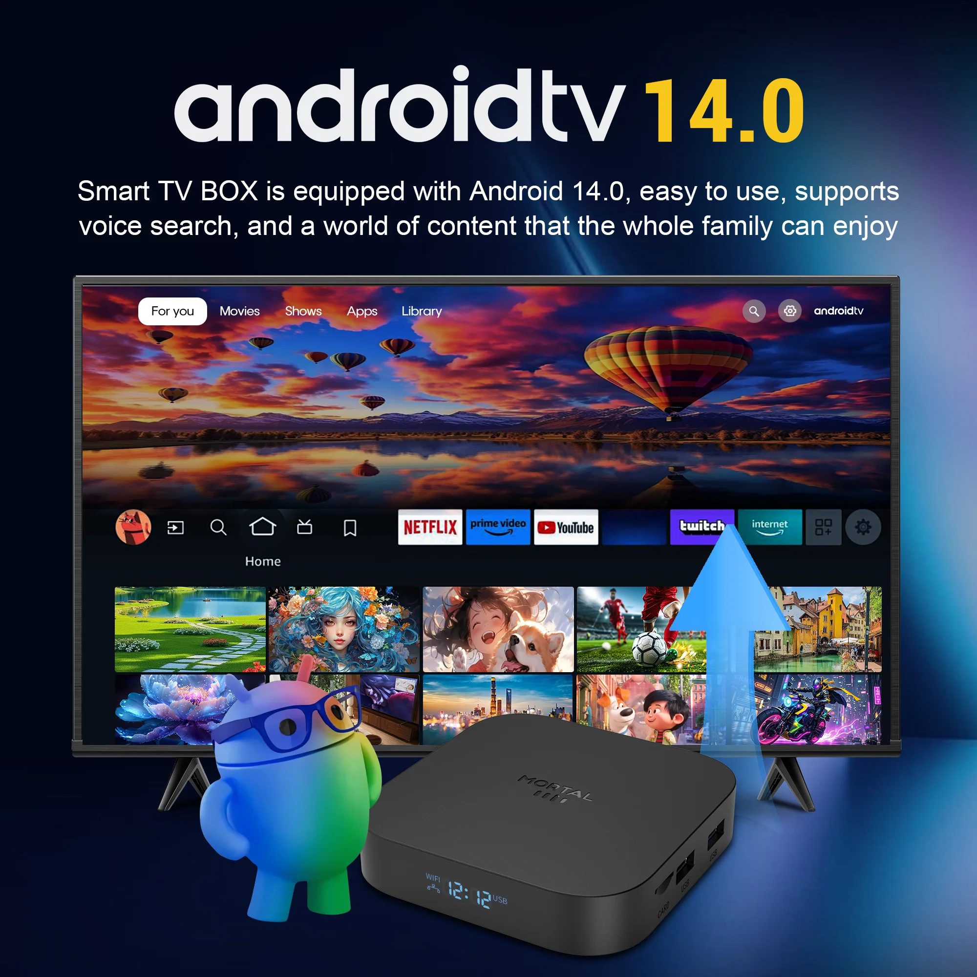 Nouvelle Box TV Intelligente 2 - Smart Home Ui avis et prix