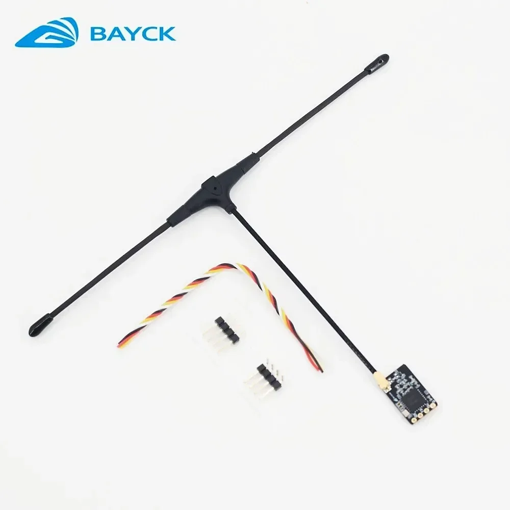 BAYCK ELRS 915MHz / 2.4GHz NANO ExpressLRS Receiver with T type Antenna Support Wifi upgrade for RC FPV Traversing Drones Parts