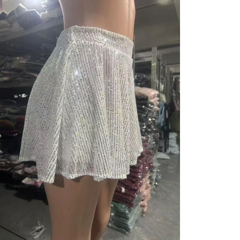 

Diamond sequin mini dress for women, disco party dress 6XDA