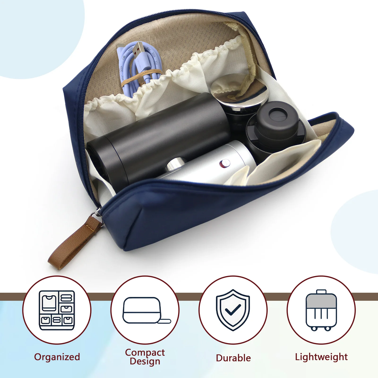 Nylon Travel Carrying Case For Shark ChillPill FA02X Cooling Fans Waterproof Portable Storage Bag For Cooling Fan Accessories