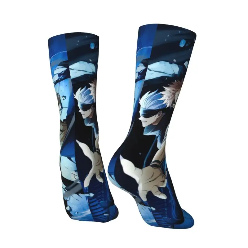 مخصص كول الرجال S-Satorues G-Gojoes فستان الجوارب للجنسين تنفس الدافئة ثلاثية الأبعاد المطبوعة طاقم الجوارب