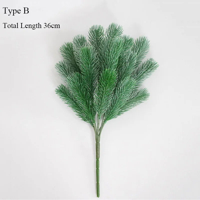 Artificial Green Cypress Tree Leaf Pine Needle Leaves Branch Christmas Wedding Home Office Hotel Decoration