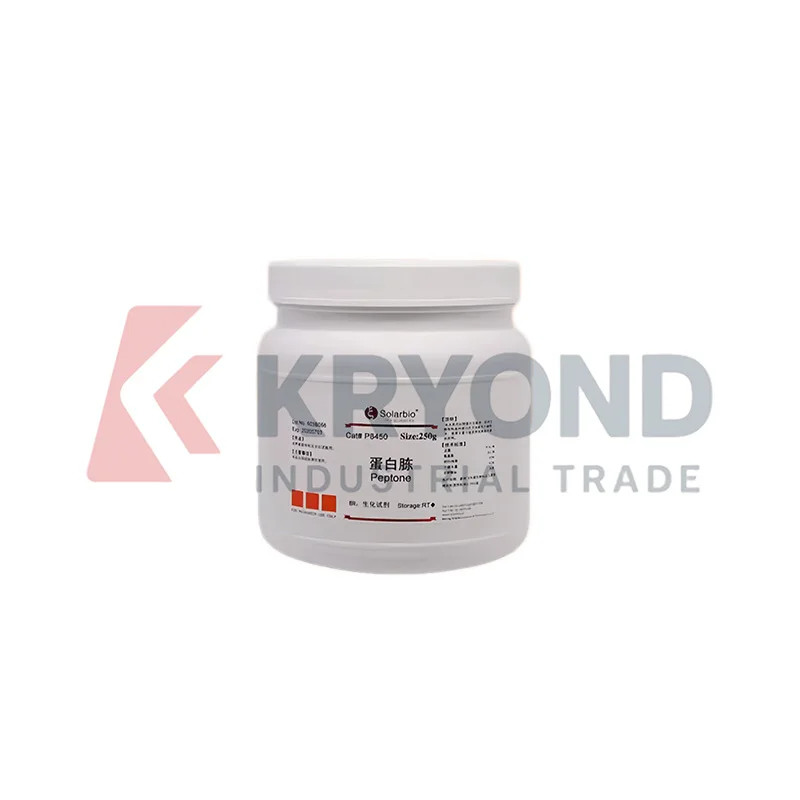 Solarbio Peptone P8450 CAS 73049-73-7 Microbial Culture Medium Reagent for Bacterial Growth Laboratory Research Lab Use 250g 1kg