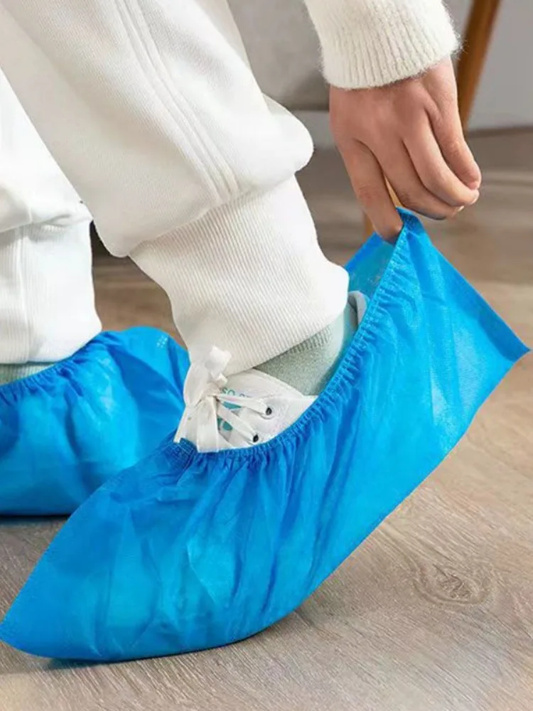 300/200/100 Stuks Wegwerp Laars Overschoenen Voet Booties Schoen Bekledingen Antislip Schoen & Boot Covers voor Indoor Thuis Werkplek - afbeelding 2