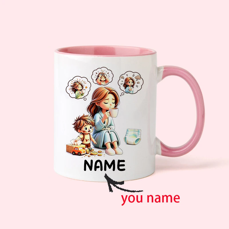 I look calm, but I've mentally punched you three times already. Funny mug, crazy mom creative coffee mug, Christmas gift.