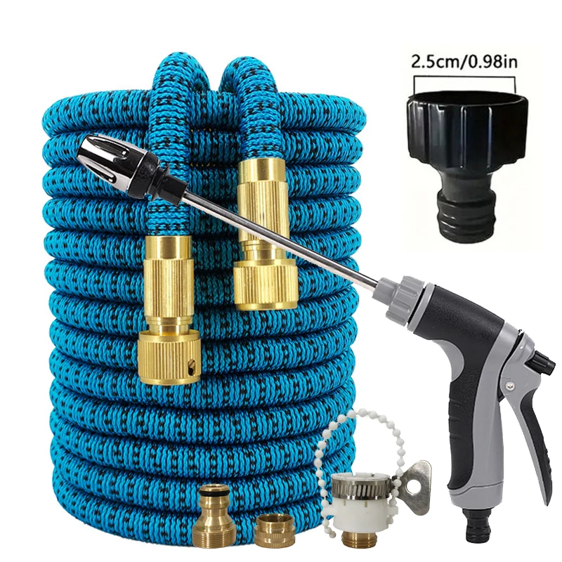 

Garden Watering Hose Water Pipe High-Pressure Car Wash Water Gun Home Telescopic Hose Hose Foam Set Garden Watering Water Gun