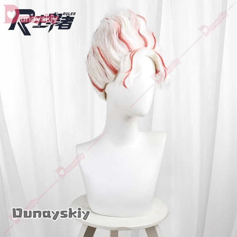 Okarun-Occult-kun Cospaly Wig Anime Dandadan Turbo Granny's Powers White Short Hair Heat-resistant Fiber Hair Free Net Halloween