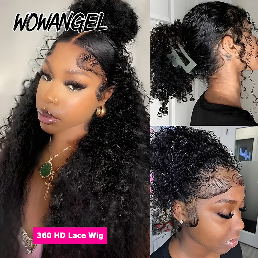 شعر مستعار بشري مجعد بدانتيل ك - مراجعة Hd Lace Frontal Wig Human Hair Pre Plucked وسعره
