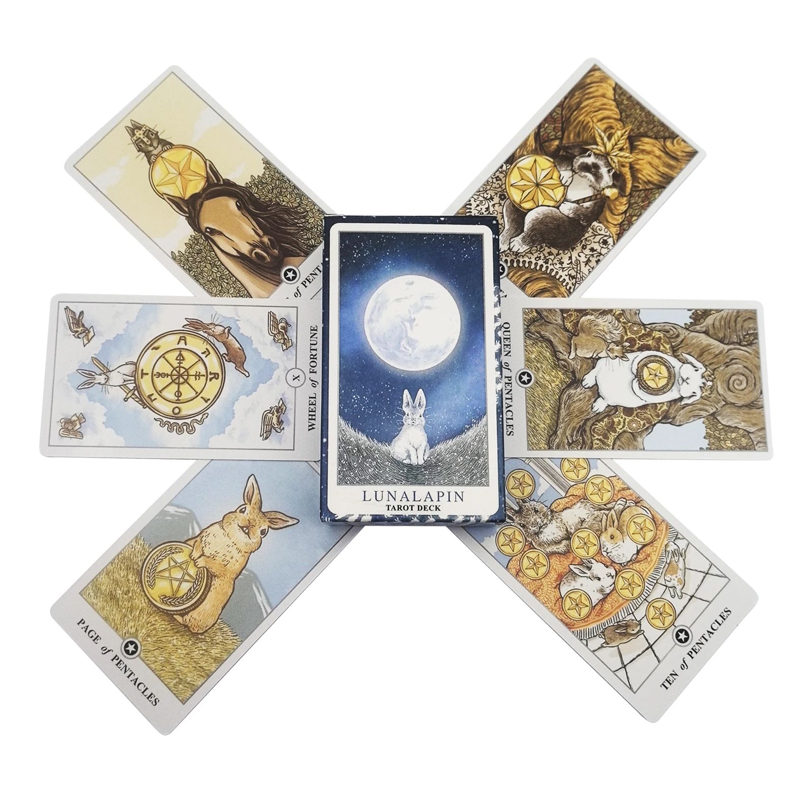 

Deck Tarot Rabbit Tarot Deck Lunalapin Rabbit Tarot Cards Tarot Card Game Gift