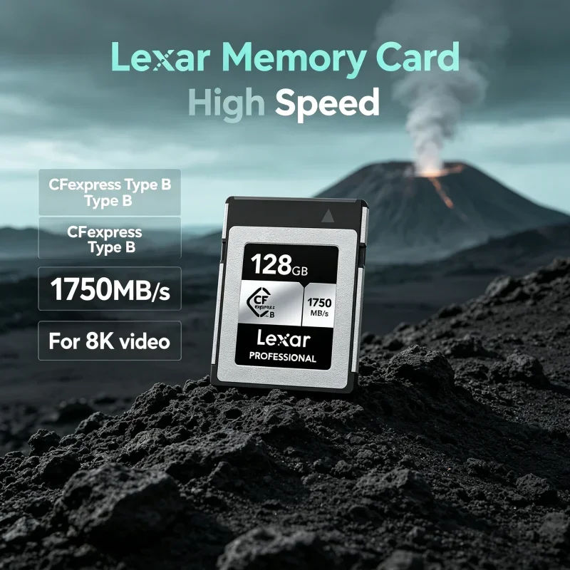 Lexar CFexpress Type B Memory Card 128GB 256GB Read 1750MB/s CF express Type B Card Storage Card 512GB For DSLR Camera