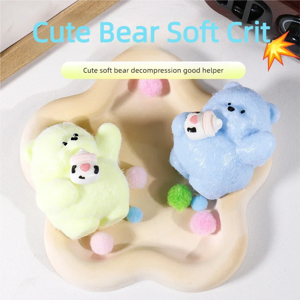 

Cute Soft Squishies Animal Bear Fidget Squeeze Toys Antistress Taba Squishу Kids Girls Toys Gift Stress Ball Adult Sensory Toys