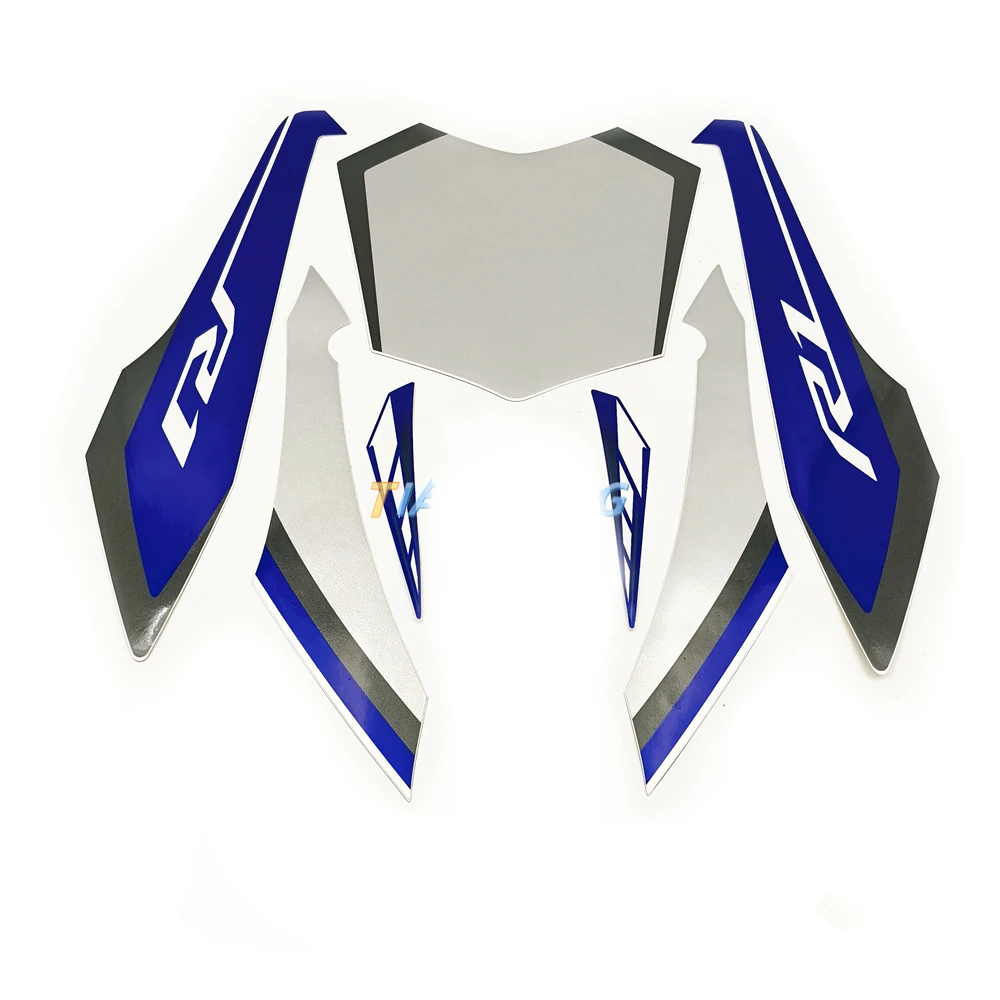 For Yamha YZF1000 R1 YZF 1000 2015 Universal Blue Fairing Full Kit Emblem Sticker accessories Decals Motorcycle Body Decoration