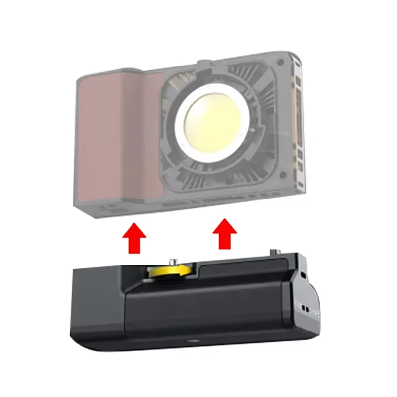 ABAC-PB74 Power Battery Base Extend Filming Time Portable Design For COLBOR W60 W60R W100 W100R Wonder Series LED Lights