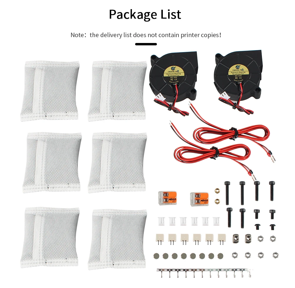 FYSETC Nevermore V6 DUO Activated Carbon Filters Upgraded 3D Printer Parts including the Carbon for Voron V2 Trident V0