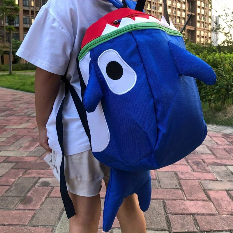 高校生のためのサメのバックパック、女の子のためのキュートで面白いバックパック、旅行のためのニッチ、新しいモデル、2024