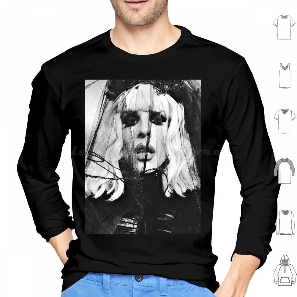 Katya Hoodie cotton Long Sleeve Katya Katya Zamolodchikova Rpdr Drag Drag Race Rupaul Ru Paul Queen Drag Queen Black And