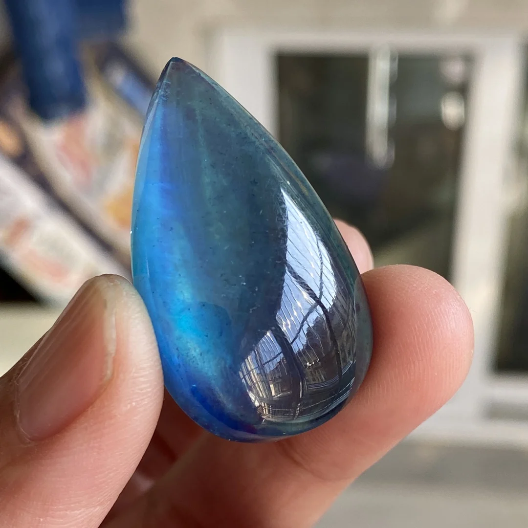 

Natural Blue Aquamarine Pendant Big 38*22*10mm Aquamarine Brazil aquamarine Necklace Women Fashion Jewelry AAAAAA