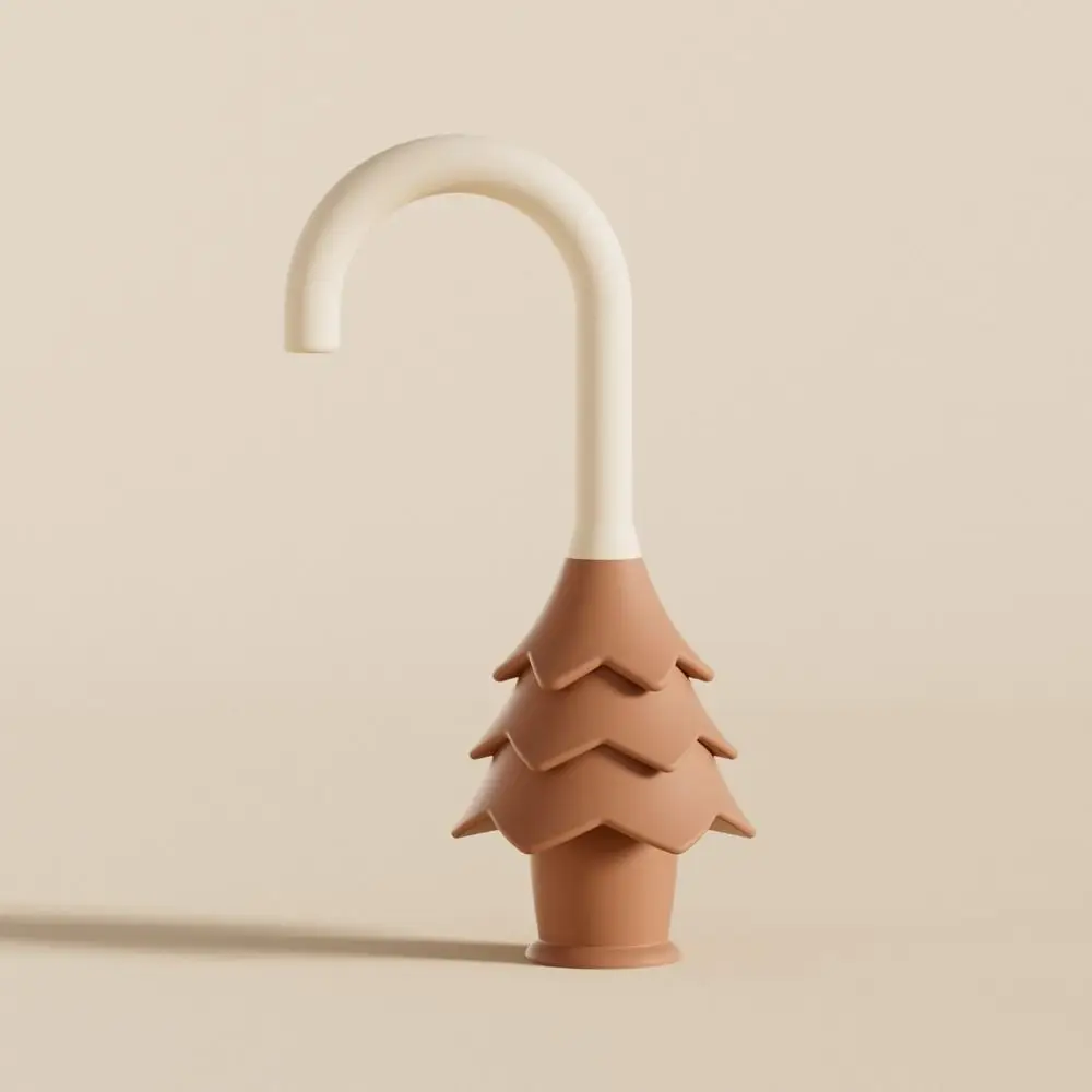 

Новый дверной стопор в форме рождественской елки, безопасный силиконовый дверной замок, портативный анти-защемляющий ручной дверной шарнир, крышка